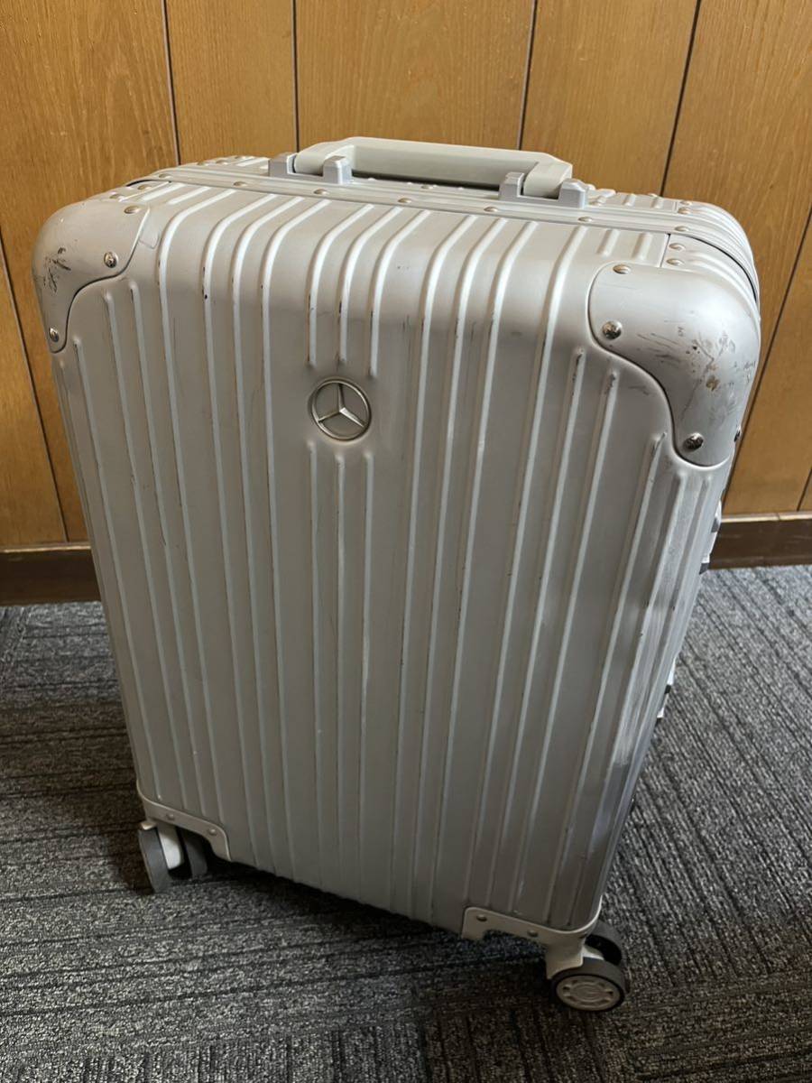 メルセデスベンツ アルミ スーツケース 32L 4輪 機内持ち込み
