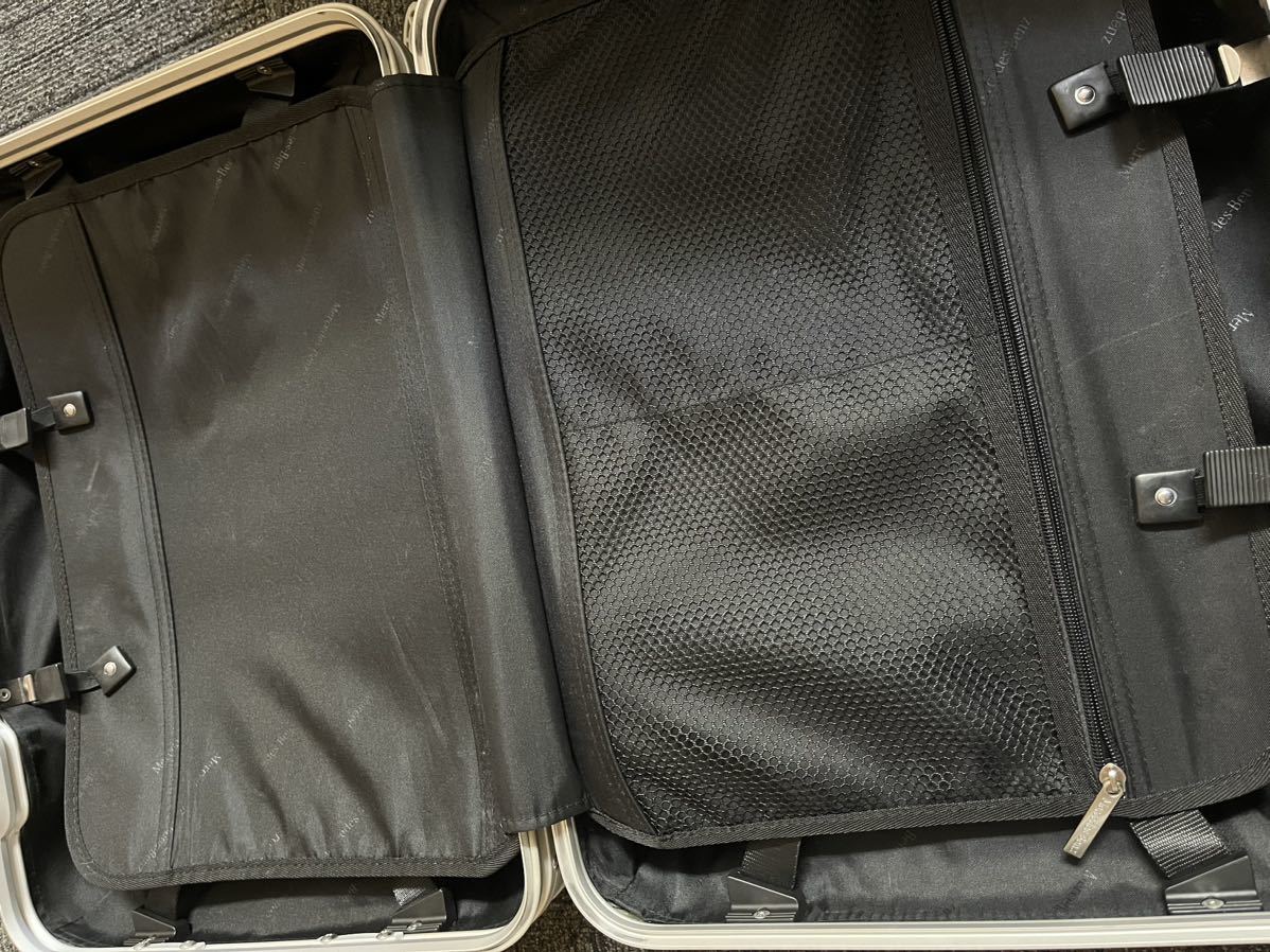メルセデスベンツ アルミ スーツケース 32L 4輪 機内持ち込み