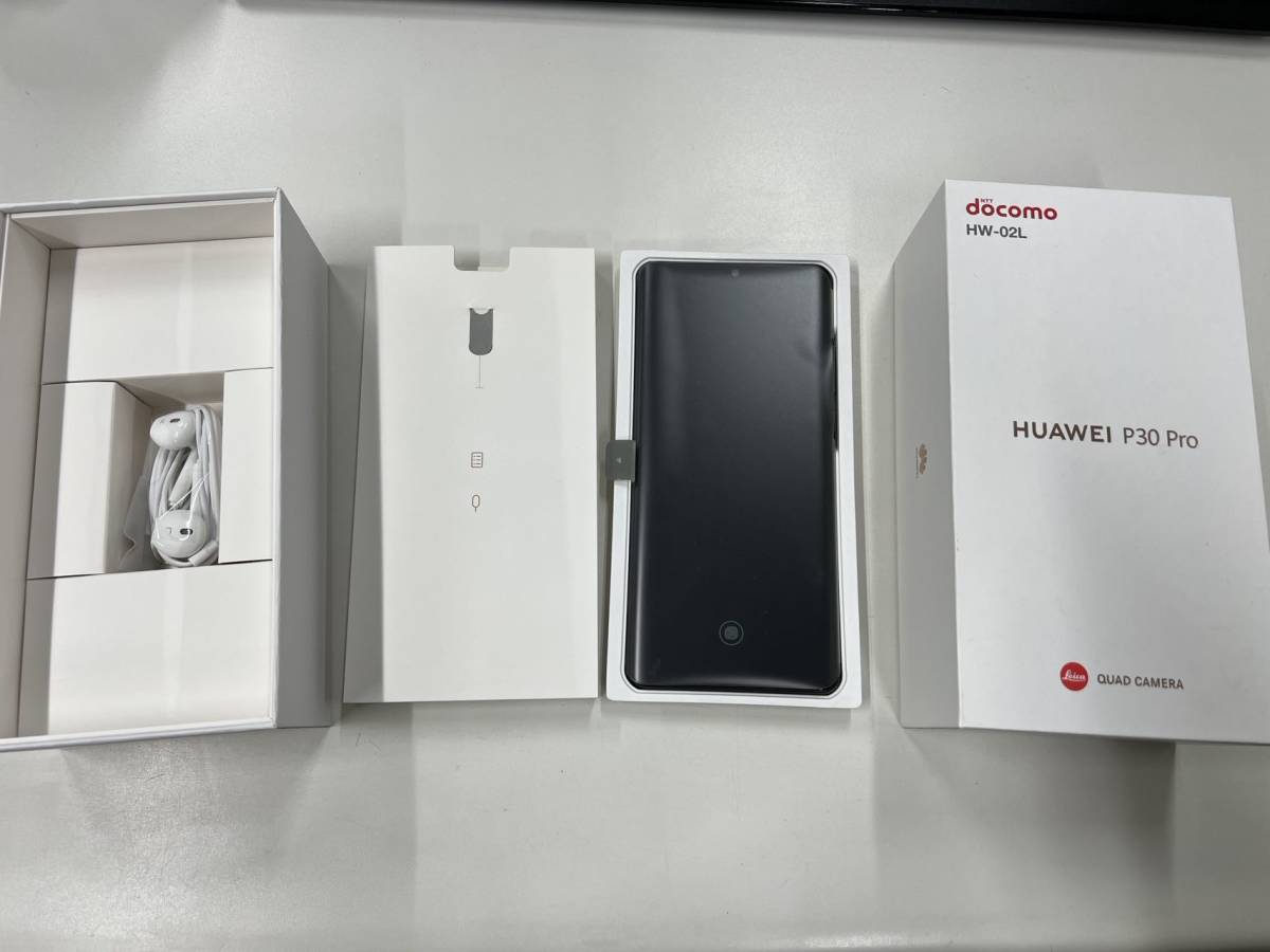 HUAWEI P30 Pro HW-02L ブラック 箱付き SIMロック解除済 新品 SIM 