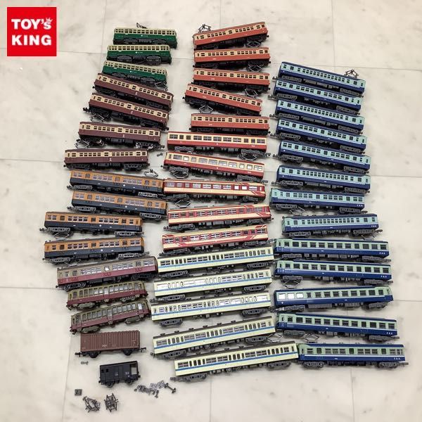 1円〜 訳あり ジャンク 鉄道コレクション等 Nゲージ ワフ1 デハ81 ハワム89003 モ1031 他