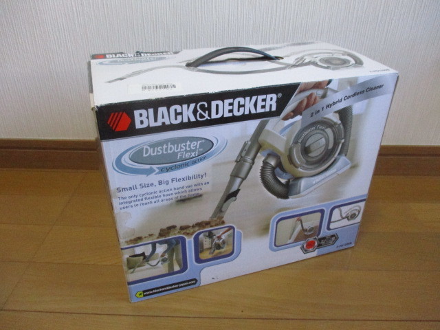 ■【未使用品】BLACK&DECKER/ ブラックアンドデッカー Z-PD1200B コードレス掃除機 Dustbuster Flexi クリーナー 掃除機