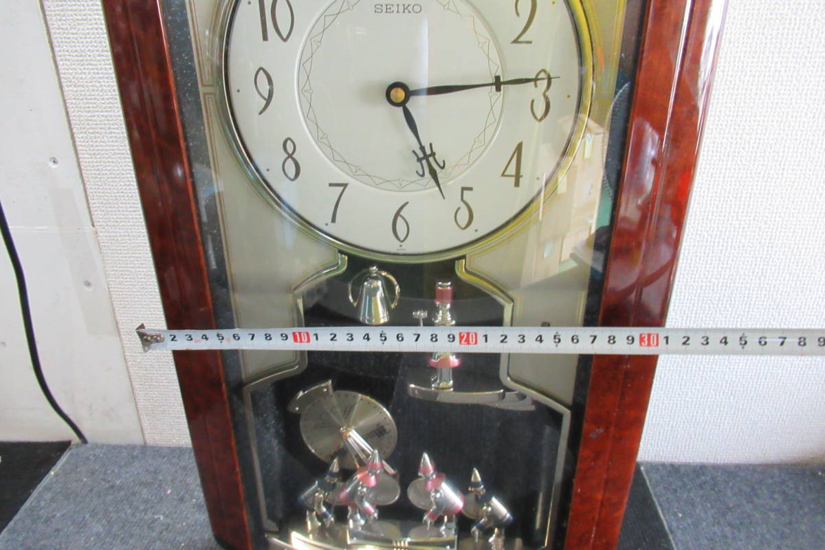 動作確認済SEIKO からくり掛時計 Diskdream RE532B - メルカリ