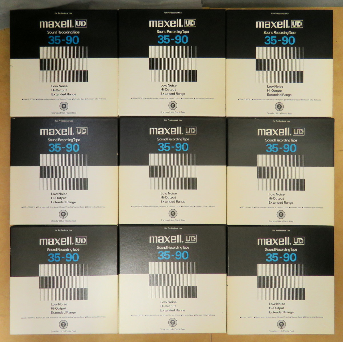 オープンリールテープ maxell 7号 Yahoo!オークション 35-90 PRA-7-550