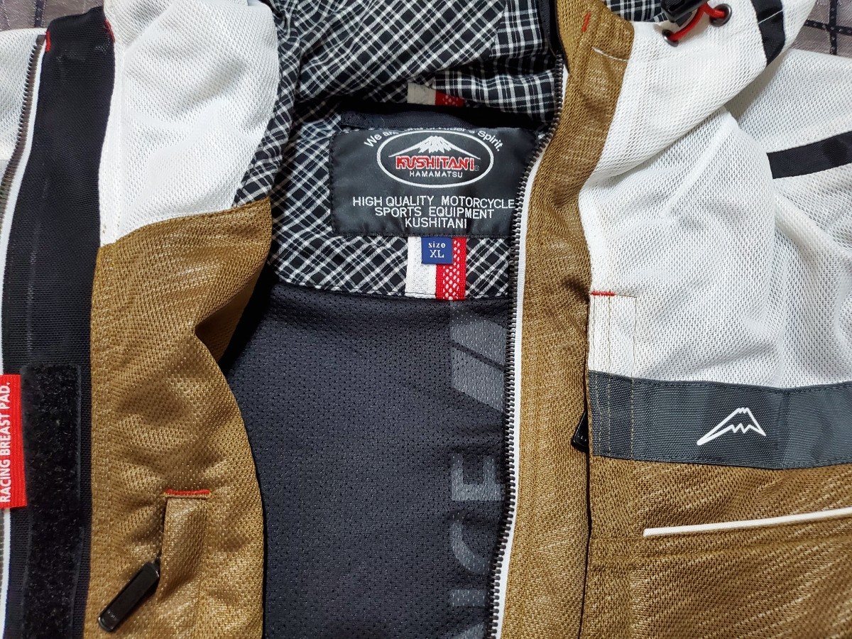 2023XL】クシタニ フルメッシュパーカー XL三点パッド バイク