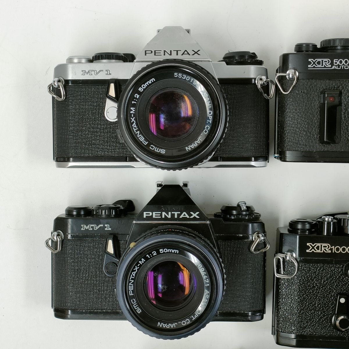 PENTAX Super A ， MX ， KM ， Ricoh XR500 Auto 他 MF一眼レフ 8点 