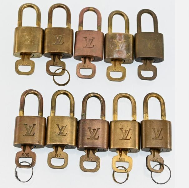 LOUIS VUITTON / ルイヴィトン パドロック まとめ　10個セット 南京錠 鍵付き N14