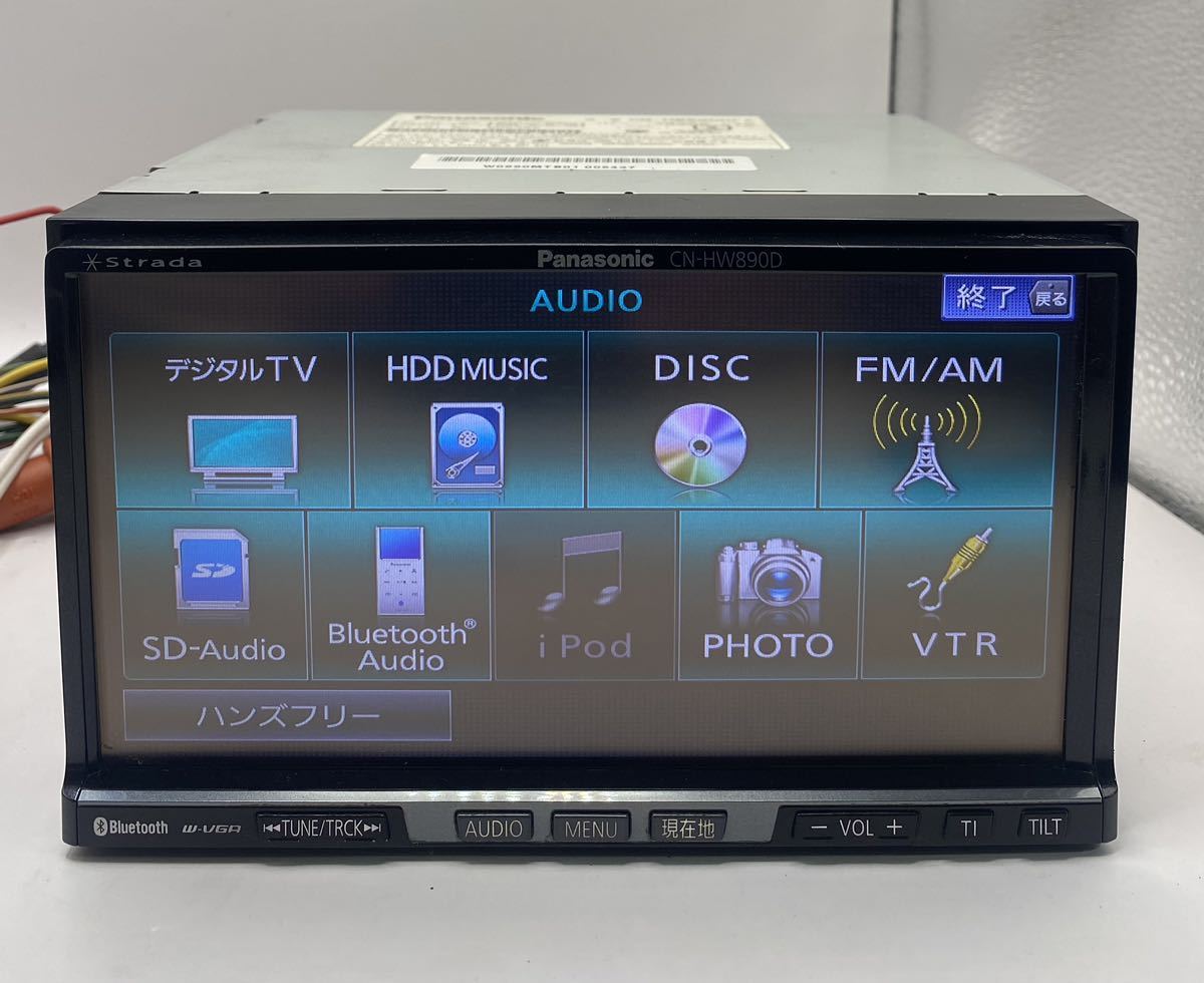 パナソニック Panasonic ストラーダ CN-HW890DWA ナビ ジャンク品 CN
