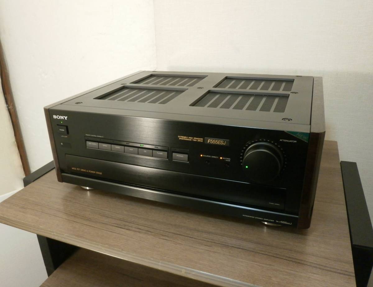 【最上位機種・シリーズ最終型・美品】SONY　TA-F555ESJ ☆ 使用頻少 超美品！最上位機種 SONY TA-F555ESJ 保証付 整備済 取説