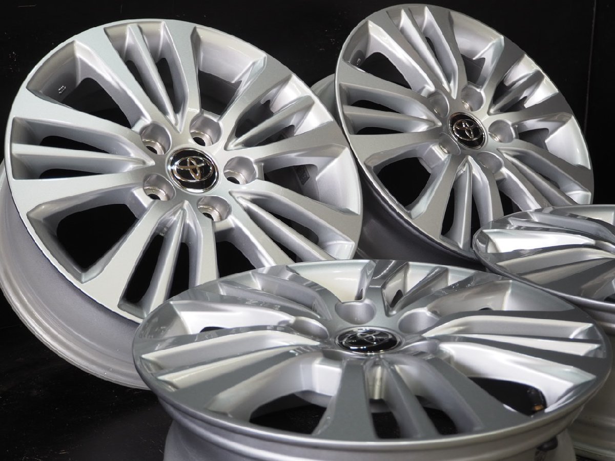新車外し 90 ノア純正アルミホイール【 16×6J +40 114.3 5H 平座 4本 