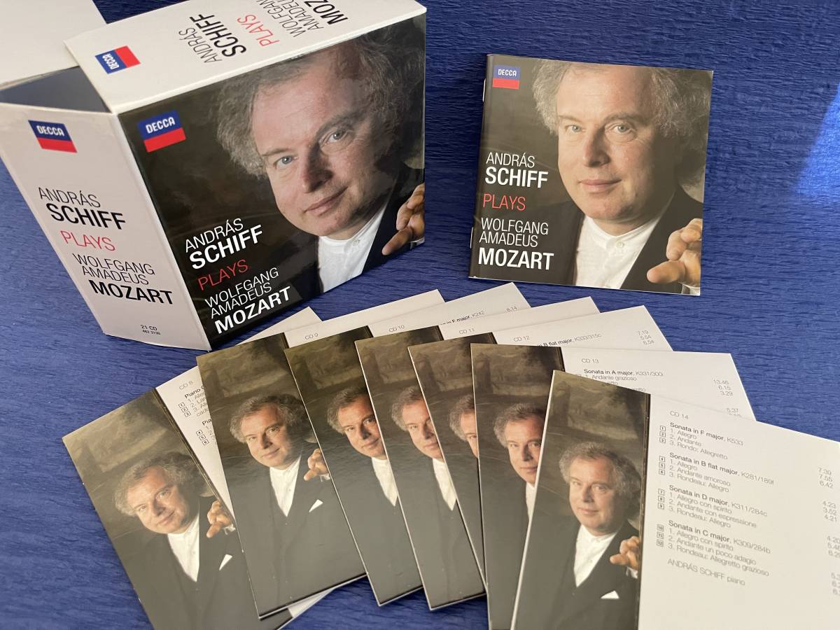 アンドラーシュ・シフ【DECCA】モーツァルト録音集（21CD）