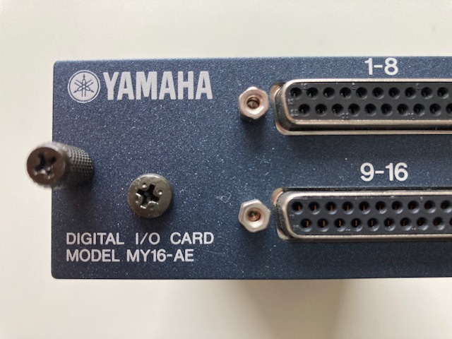 YAMAHA ヤマハ MY16-AE 16ch AES/EBU 入出力カード DIGITAL I/O CARD デジタルカード 16チャンネル