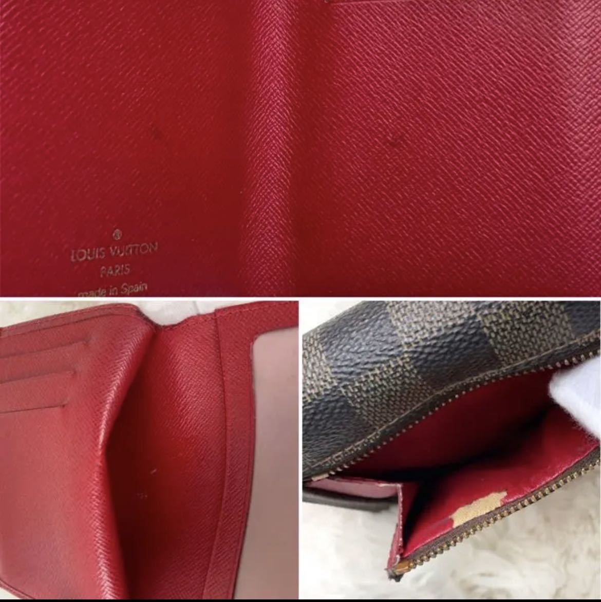1円〜【廃盤】LOUIS VUITTON☆ルイヴィトン☆ダミエ☆ポルトフォイユ