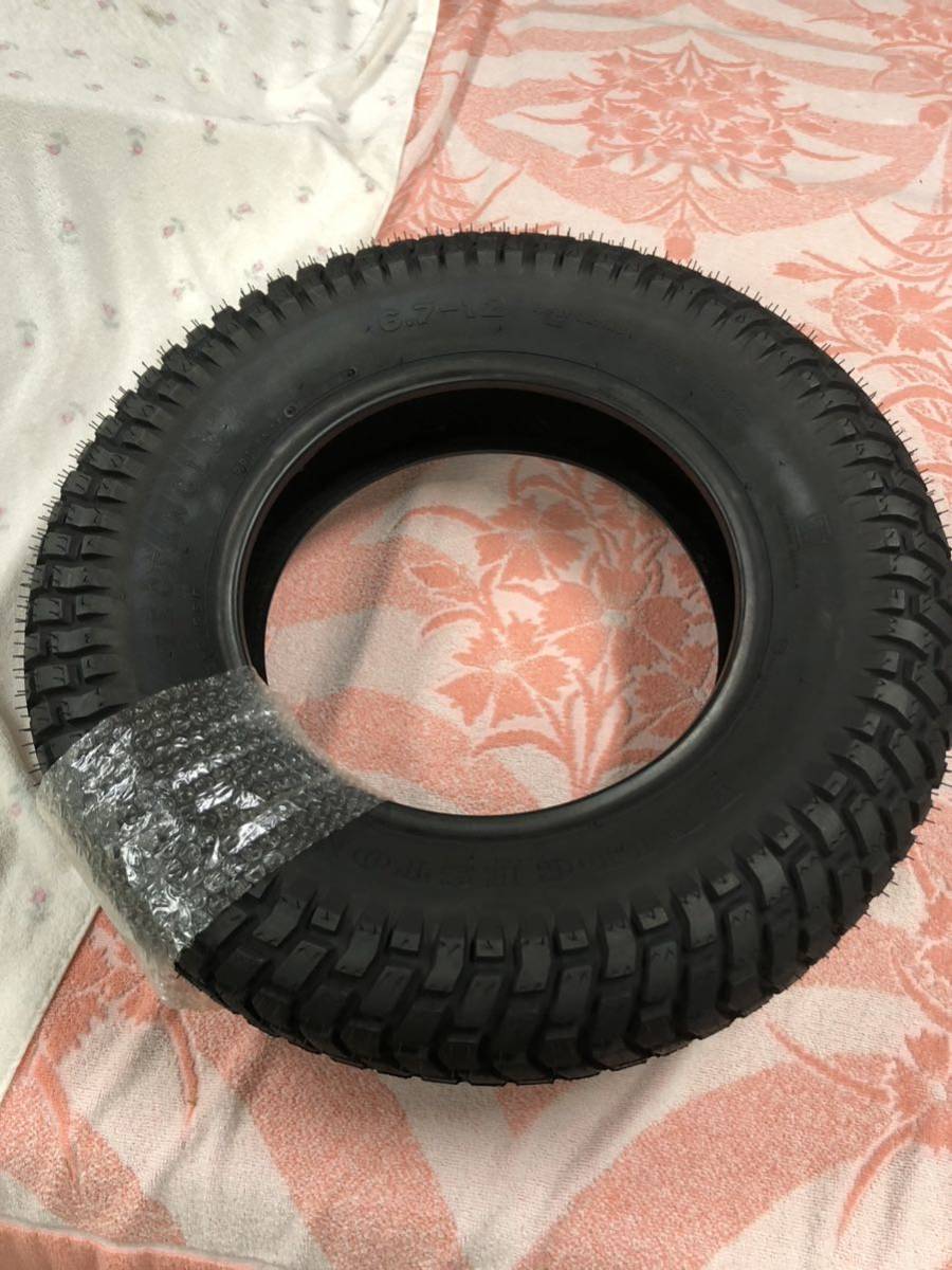 バンバン125 新品タイヤ 6.7-12 リア