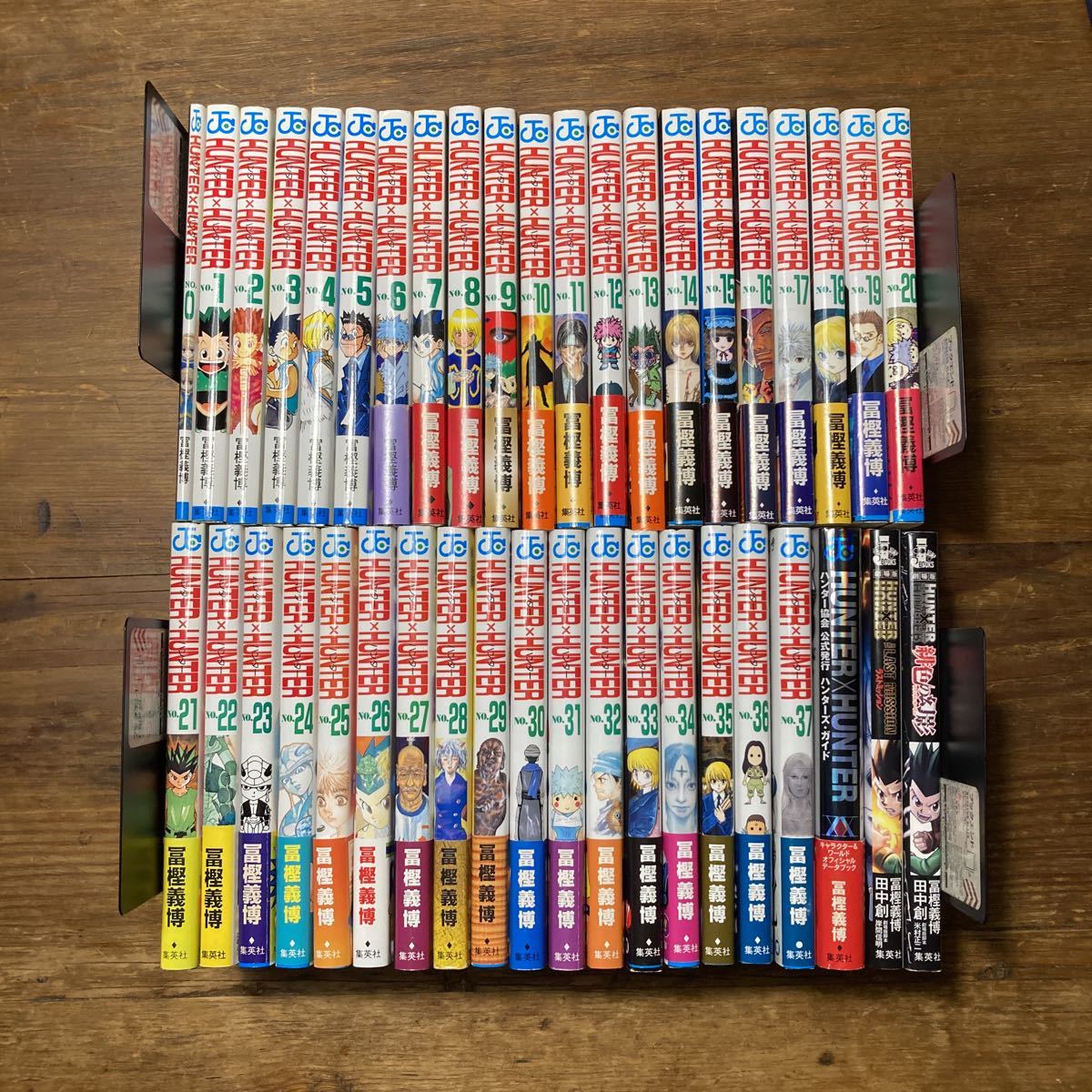 初版 HUNTER×HUNTER 0巻+1～37巻 公式ハンターガイド 小説2冊 全巻