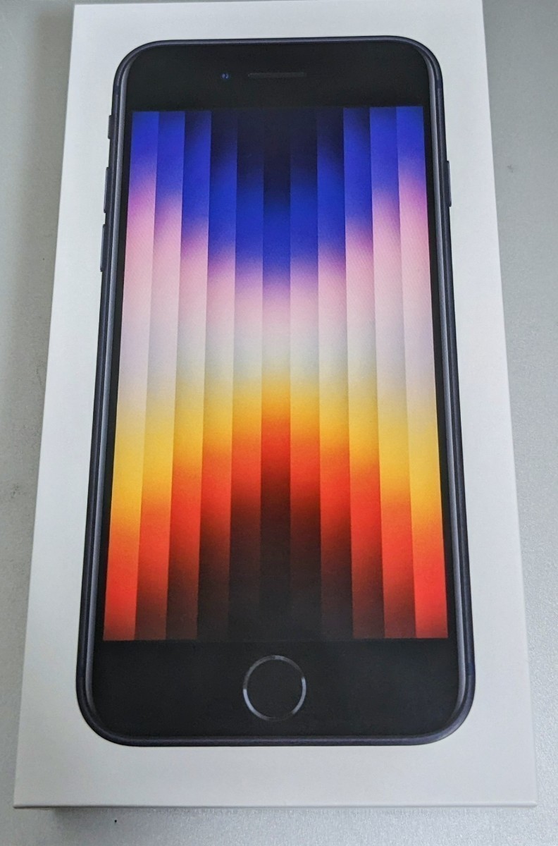 Apple iPhone SE 第3世代 ミッドナイト 64GB バッテリー100%