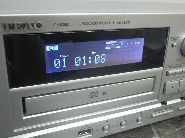 TEAC | - プレミアムオーディオ AD-850-SE CD : AD-850-SE⁄S カセット