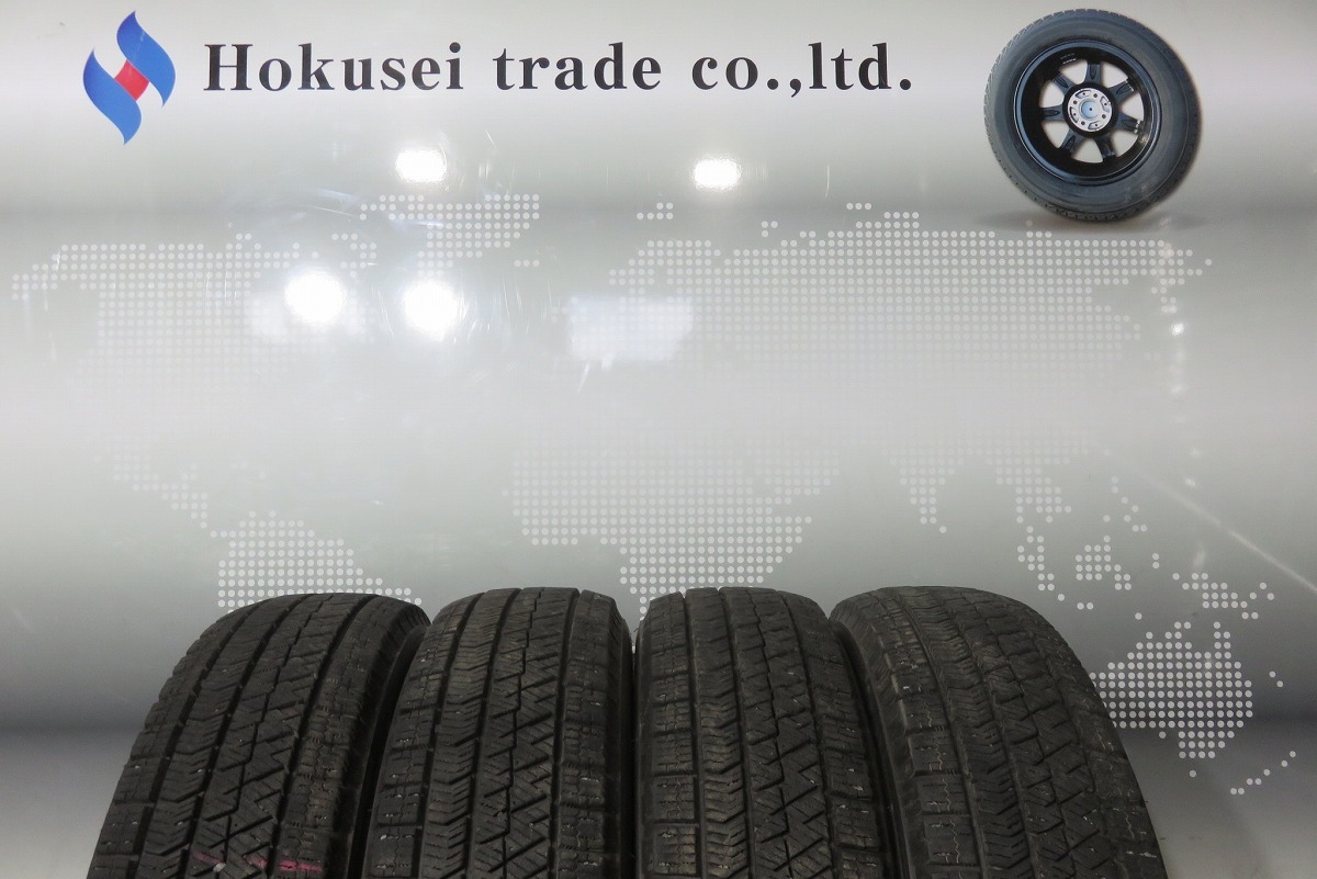 BRIDGESTONE／ブリジストン BLIZZAK VRX2 155/65R13 4本SET／2020年製 8.5分山 スタッドレス／中古 ／23090815