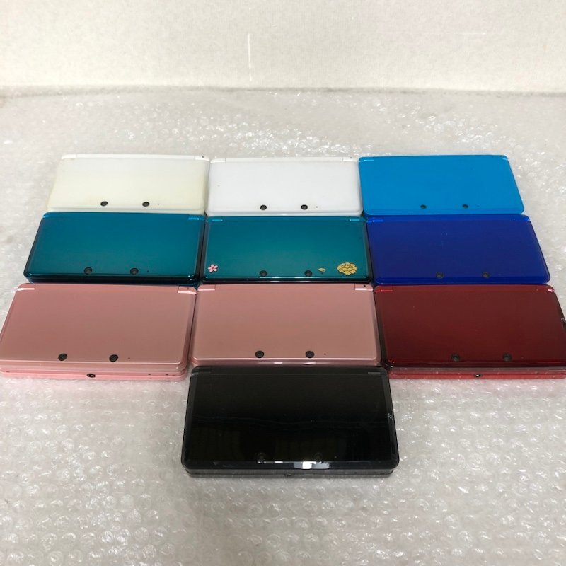 【ジャンク品】任天堂 Nintendo ニンテンドー 3DS CTR-001 本体 10点セット 初期化済 230612SK180392