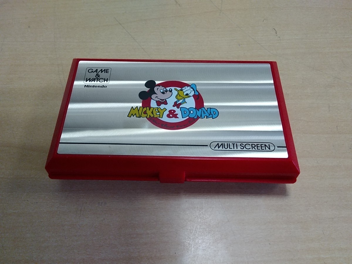 Nintendo GAME&WATCH DM-53 動作品 現状品 箱・説明書付き MICKEY&DONALD ゲームウォッチ ミッキー&ドナルド ヤフオクのみ出 商品説明必読