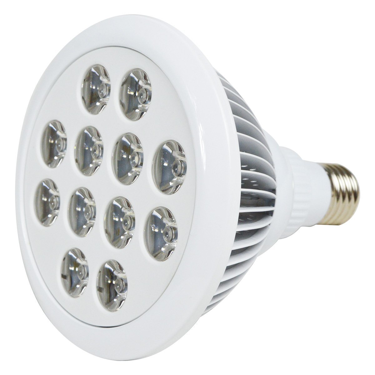 【新品即納】LED 電球 スポットライト 24W(2W×12)青8紫外線4灯 水槽照明 E26 LEDスポットライト 電気 水草 サンゴ 熱帯魚 観賞魚