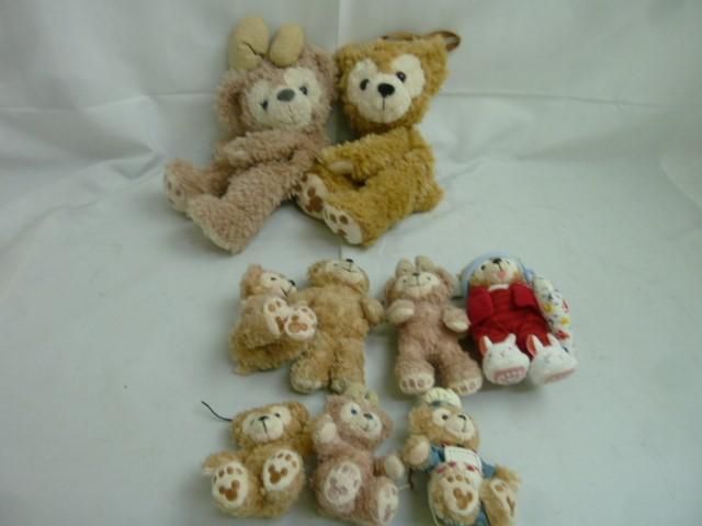 【同梱可】中古品 ディズニー ダッフィー シェリーメイ パジャマ オープンマウス スウィート ぬいぐるみバッジ スト