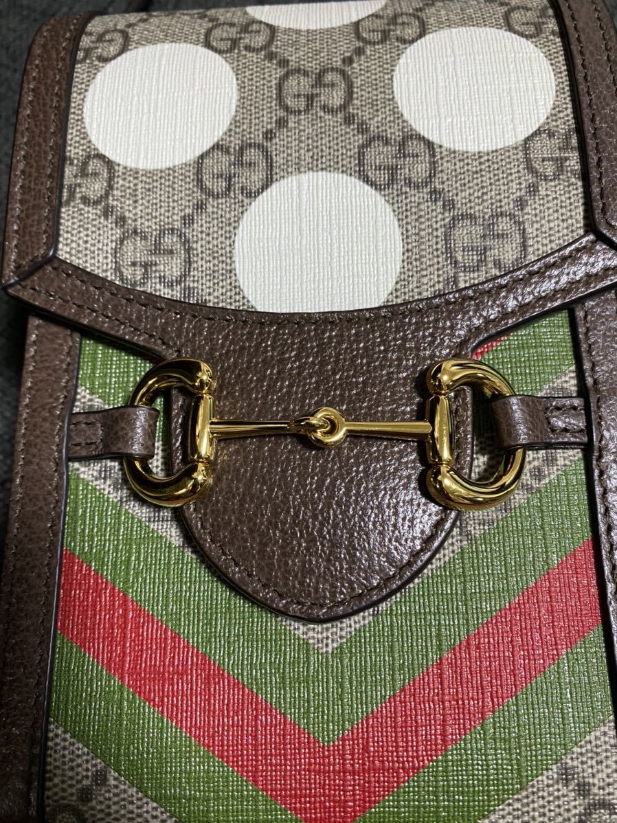 グッチ GUCCI ショルダーバッグ ホースビット ミニバッグ GGスプリーム  
