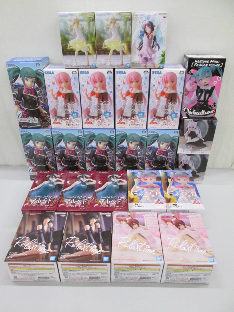 【驚きの破格値，豊富な】 T0912-8F/ プライズ 美少女フィギュア まとめ 計25体 初音ミク Re:ゼロ SAO アイマス トニカクカワイイ アルベド イレイナ 他(その他)｜売買されたオークション情報、yahooの商品情報をアーカイブ その他