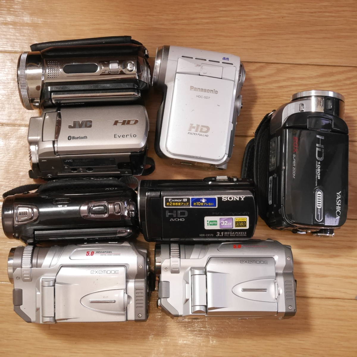 ビデオカメラ まとめ Panasonic SONY パナソニック ソニー パナソニック ソニー JVC 等のビデオカメラ まとめ Panasonic Sony