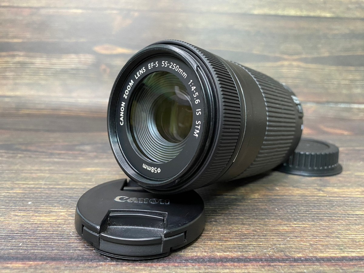 IS F4-5.6 Canon EF-S 55-250mm EF-S55-250mm キヤノン II STM Lens 
