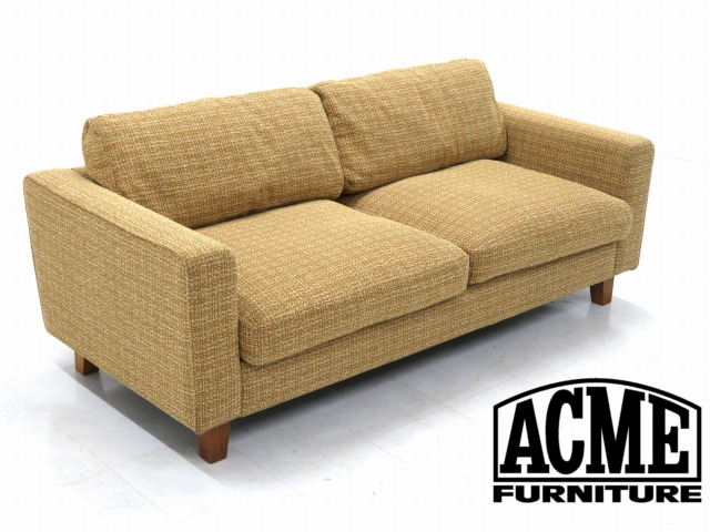 大得価，お得 rwj615 展示品 ACME アクメ ジェッティ 2人掛けソファ 2シーター フェザー 羽毛 ソファ 男前 カフェ 北欧(布製)｜売買されたオークション情報、yahooの商品情報をアーカイブ公開 - オークファン 布製