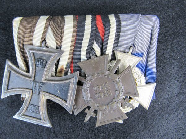 WWII ドイツ軍 ドイツ空軍(WL)、メダルバー3連⁄実物・極上 ドイツ 公式