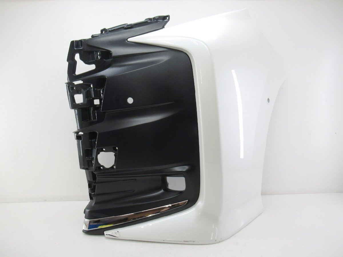 ノア 純正 ZWR90W 新車外し 90系⁄ZWR90W⁄ZWR95W⁄MZRA90W⁄MZRA95W ヴォクシー(6BA トヨタ ノア ZWR90W ZWR95W 純正 左 フロントバンパー ホワイトパールクリスタルシャイン 070 【 52113-V1040 】(M087429)