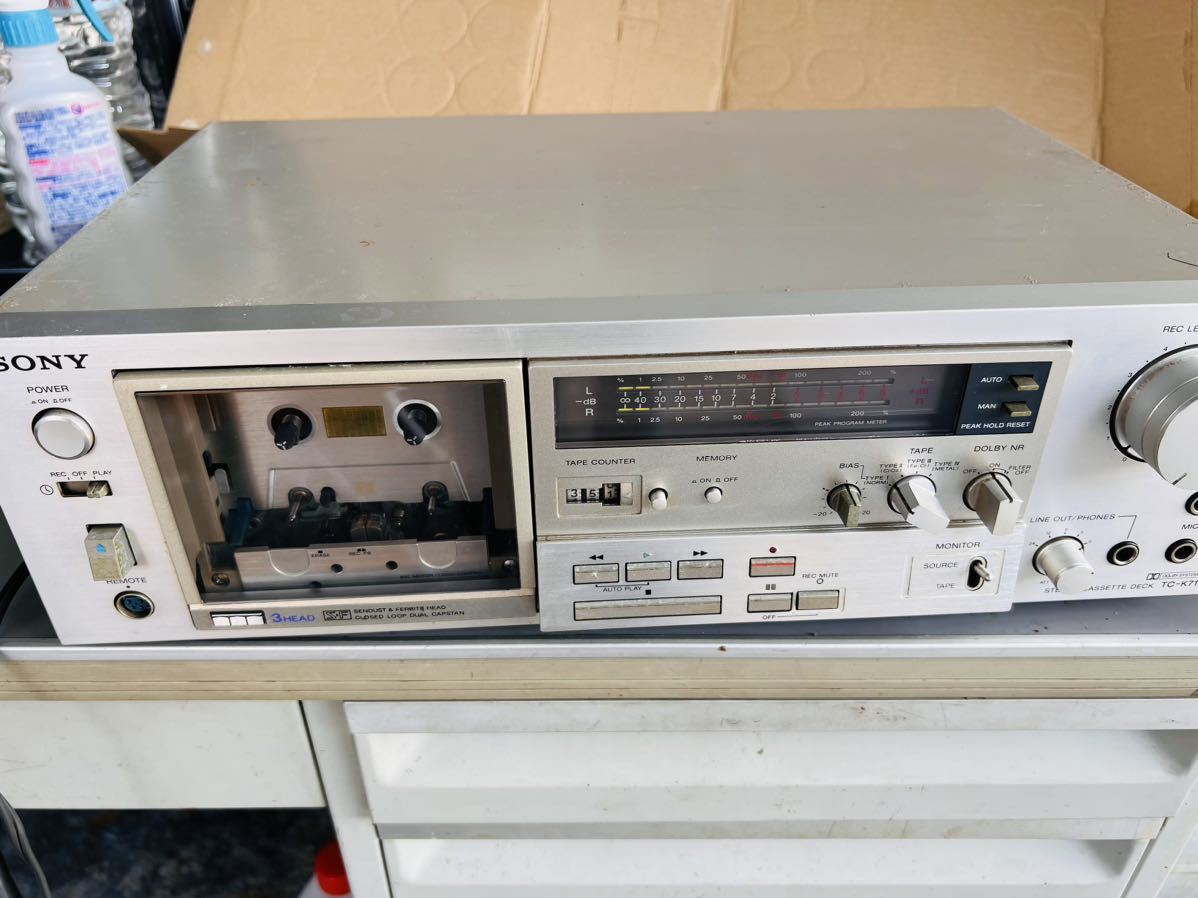 TC-K71 SONY ソニー カセットデッキ - Sony Cassette メルカリ SONY