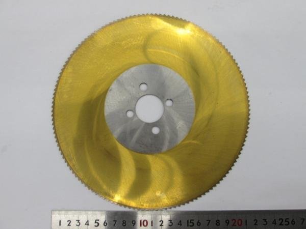 メタルソー　中古5枚組　約φ243～249(元は280)*2.5*32 TIN　(220487-90)