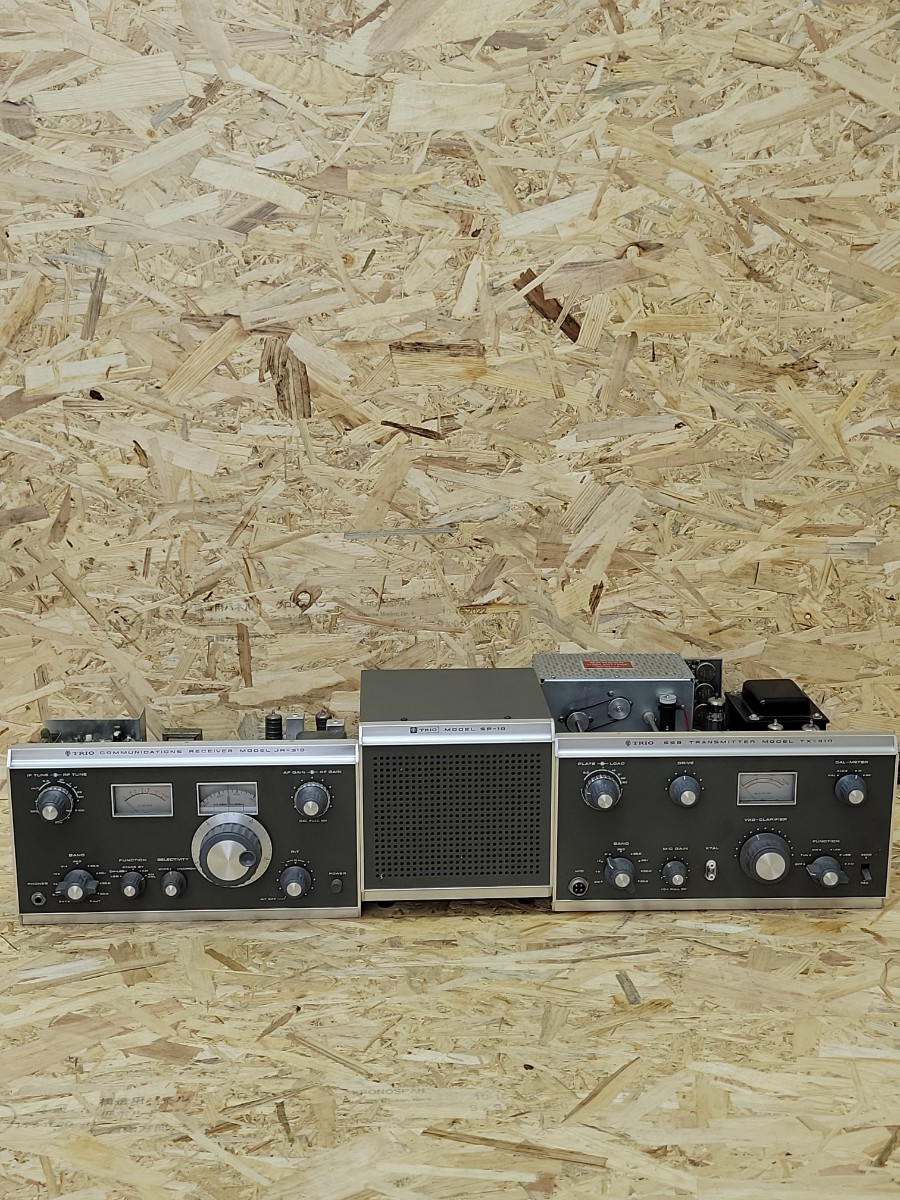 D TORIO TX-310 JR-310 SP-10 送信機 受信機 スピーカー トランスミッター レシーバー 真空管 アマチュア無線機 ジャンク 部品取り