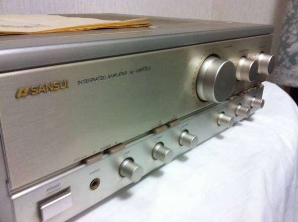 音出ますがジャンクにて サンスイ AU-α607KX サンスイプリメインアンプ