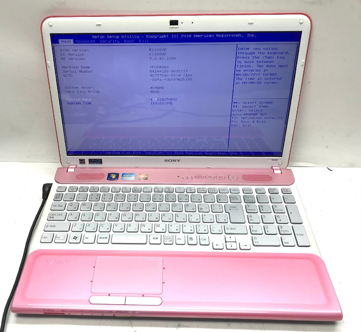 SONY VAIO VPCCB2AJ Core i5 2410M 2.3GHz 8GB 240GB 爆速SSD(新品 