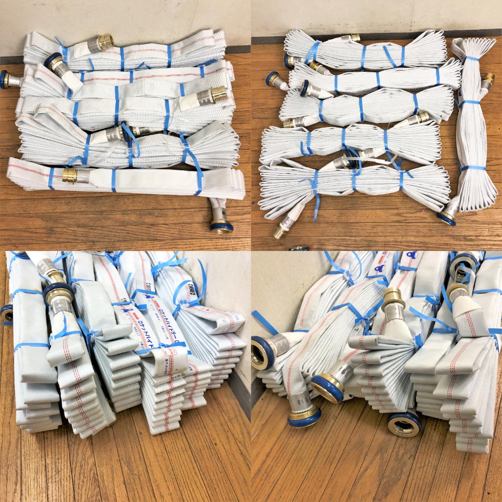 消防用ホース/10本セット/ロケットハイドラー/ジェットホース/屋内