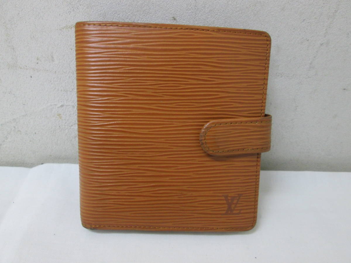 86) ♪ルイヴィトン LOUIS VUITTON エピ ポルト ビエ コンパクト 2 
