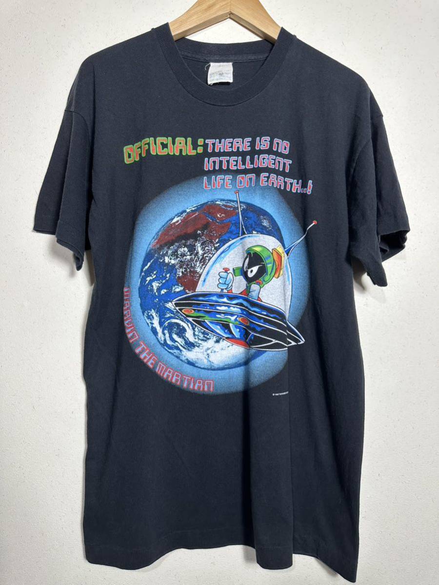 90s WARNER BROS Marvin the Martian t-shirt ワーナー ブラザース マービン・ザ・マーシャン ヴィンテージ Tシャツ 古着 