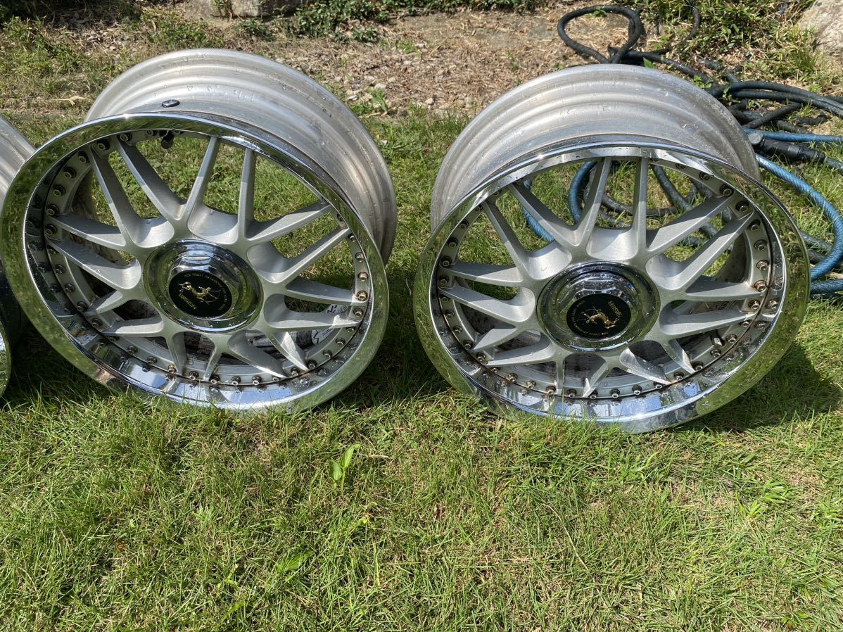 美品 当時物 ワイザー WISER 16インチ 4穴 5穴 114.3 7j＋25 8j+25 