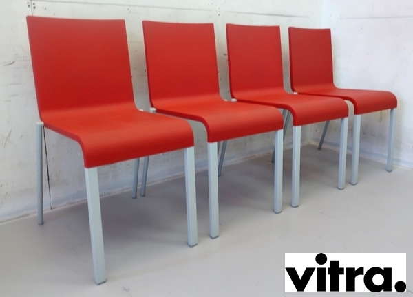 ■P346■展示品■Vitra/ヴィトラ■.03/ゼロスリー■4脚セット■30.8万円■hhstyle■マールテン・ヴァン・セーヴェレン■スタッキング
