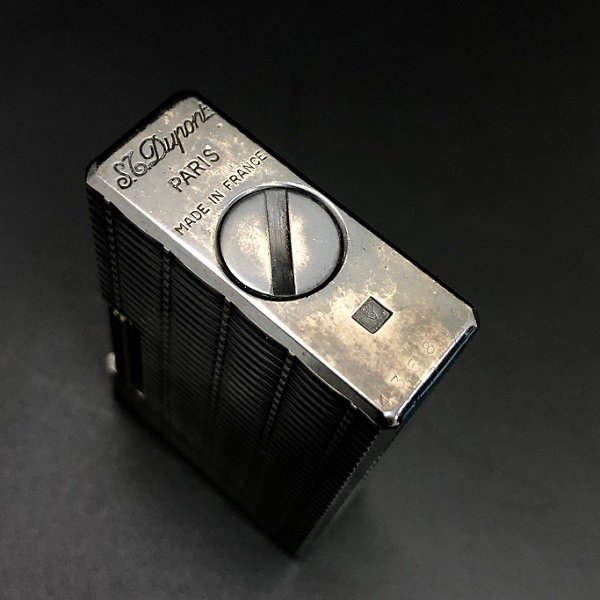 ST.Dupont デュポン ギャッツビー ライター ライン1 シルバー SS ガスライター 正規品 本物保証 最落無 ギャッツビー ライター デュポン