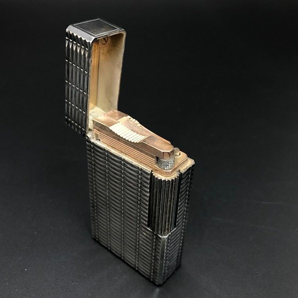 ST.Dupont デュポン ギャッツビー ライター ライン1 シルバー SS ガスライター 正規品 本物保証 最落無 ギャッツビー ライター デュポン