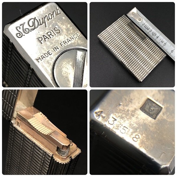 ST.Dupont デュポン ギャッツビー ライター ライン1 シルバー SS ガスライター 正規品 本物保証 最落無 ギャッツビー ライター デュポン