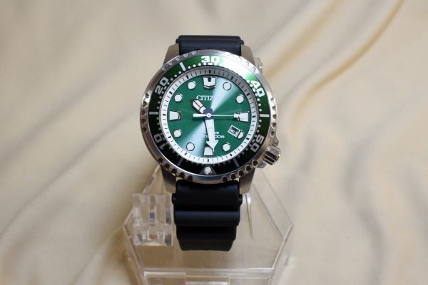 専用CITIZEN Eco-Drive E168-S126151 ダイバー。 ◇CITIZEN E168‐S126151 緑◇ PROMASTER ECO-DRIVE DIVER'S200M
