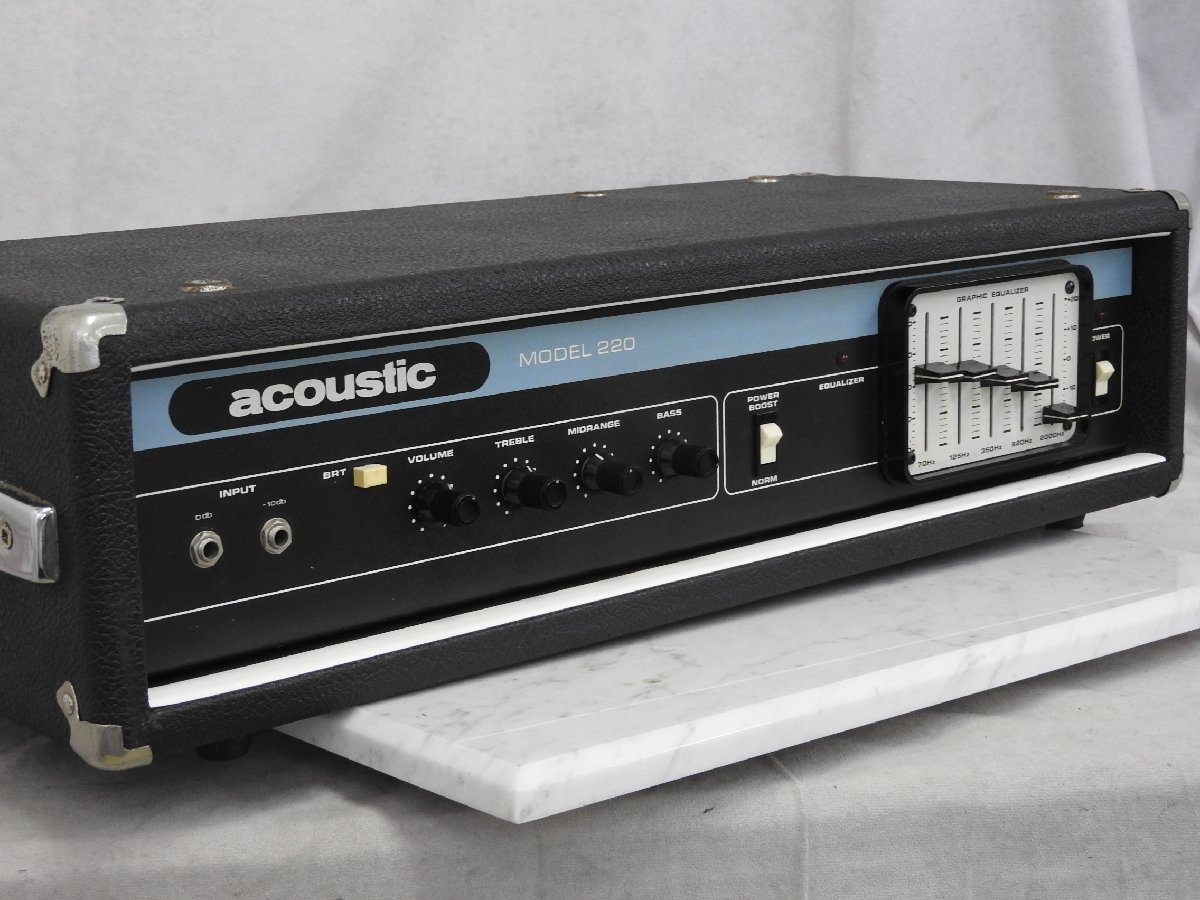 ☆ ACOUSTIC アコースティック MODEL220 ベース ヘッドアンプ ☆中古