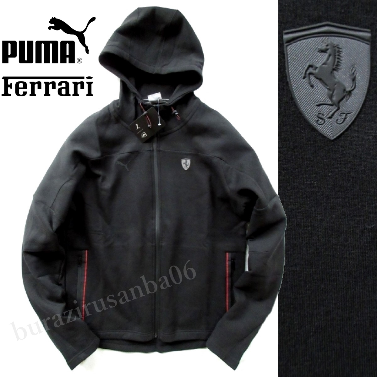 未使用 定価1.3万 PUMAxFerrari プーマ フェラーリ コラボ フーデッド  