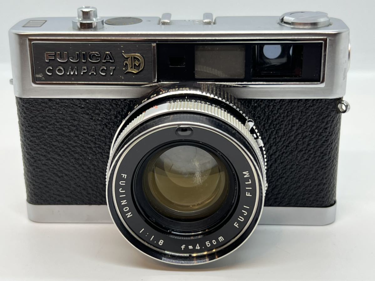 FUJICA COMPACT D フジカ コンパクトフィルムカメラ / FUJINON 1:1.8 f 