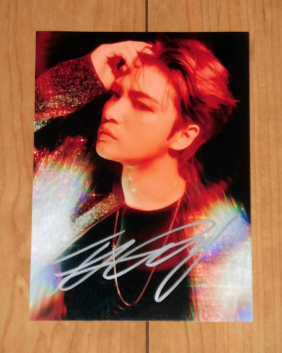 セール中…ジェジュン直筆サイン入り2Lサイズ写真… Kim Jae Joong ジェジュン☆直筆サイン入り・中型スチール写真2